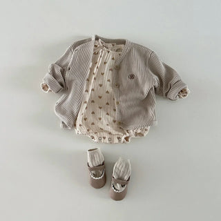 Plaid Hearts Girls Romper - RYAN AND REMI