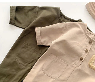 Newborn Letter C Jumpsuit Set - RYAN AND REMI