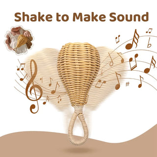 Handmade Rattan Baby Rattle Toy - RYAN AND REMI