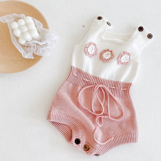 Knitted Pom Pom Romper - RYAN AND REMI