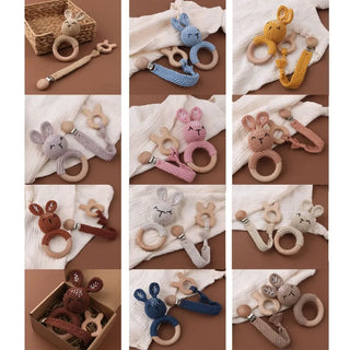 Pacifier Clip Teether Toy Set - RYAN AND REMI