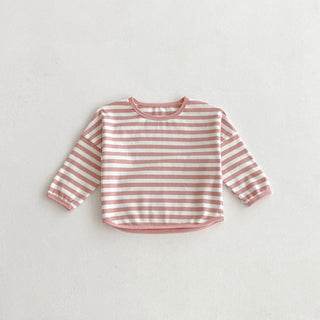 Casual Striped Fall T-shirt - RYAN AND REMI