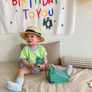 Checkered Playtime Shorts Set - RYAN AND REMI