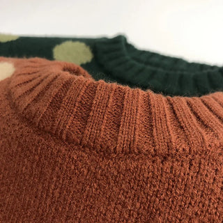 Retro Polka Dot Sweater - RYAN AND REMI