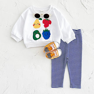 Fruit Pullover Pants Set - RYAN AND REMI