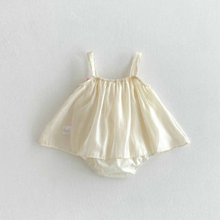 3D Flower Strap Romper - RYAN AND REMI