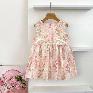 Pink Lace Bow Sister Outfit - RYAN AND REMI