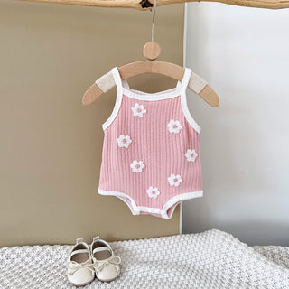Breathable Camisole Flower Bodysuit - RYAN AND REMI