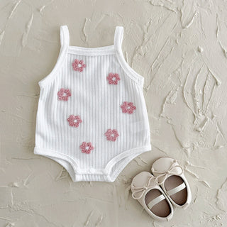 Breathable Camisole Flower Bodysuit - RYAN AND REMI