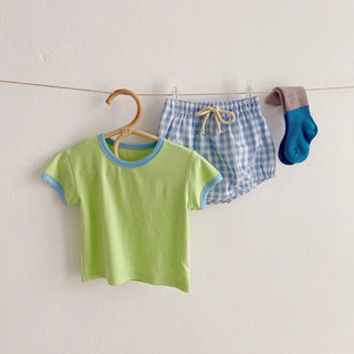 Checkered Playtime Shorts Set - RYAN AND REMI