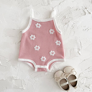 Breathable Camisole Flower Bodysuit - RYAN AND REMI