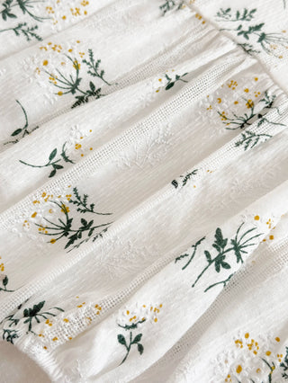 Puff Sleeve Garden Romper - RYAN AND REMI