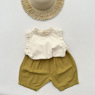 Ruffle Sleeveless Top - RYAN AND REMI