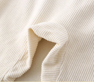 Corduroy Cartoon Bear Jumpsuit - RYAN AND REMI