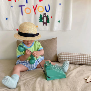 Checkered Playtime Shorts Set - RYAN AND REMI