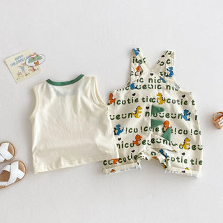 Dinosaur Jumpsuit T-shirt Outfit - RYAN AND REMI