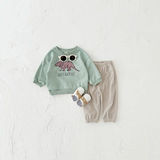 Dinosaur Sweater Pants Set - RYAN AND REMI