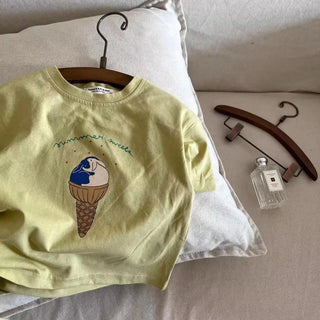 Boys Cartoon Printed T-shirt - RYAN AND REMI