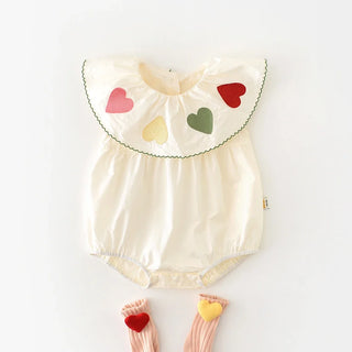 Heart Collar Crawler Romper - RYAN AND REMI