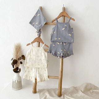 Printed Camisole Pajama Set - RYAN AND REMI