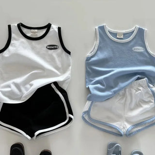 Cotton Bonito Tees & Shorts Set - RYAN AND REMI