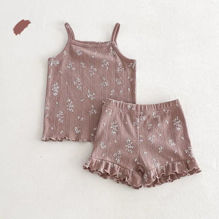 Printed Camisole Pajama Set - RYAN AND REMI