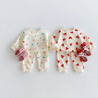 Colorful Heart Jogger Set - RYAN AND REMI