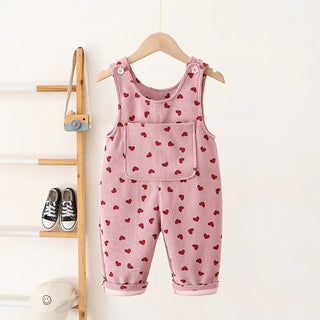 Full Heart Print Jumpsuit - RYAN AND REMI
