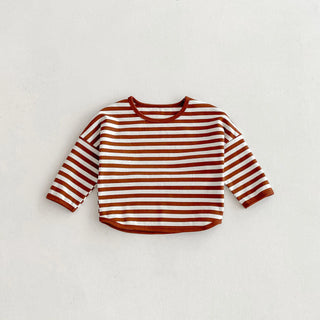 Casual Striped Fall T-shirt - RYAN AND REMI