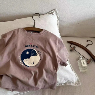 Boys Cartoon Printed T-shirt - RYAN AND REMI