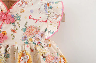 Mandarin Floral Dress - RYAN AND REMI