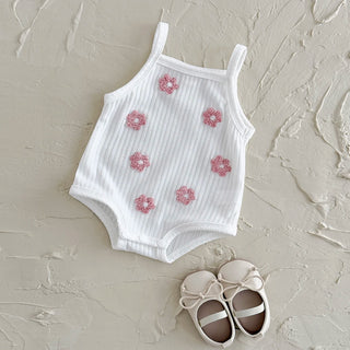 Breathable Camisole Flower Bodysuit - RYAN AND REMI