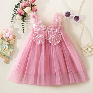 Floral Butterfly Tulle Dress - RYAN AND REMI