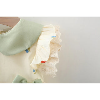 Elegant Lace Ruffle Dress - RYAN AND REMI