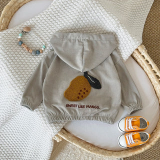 Hooded Button Jacket - RYAN AND REMI