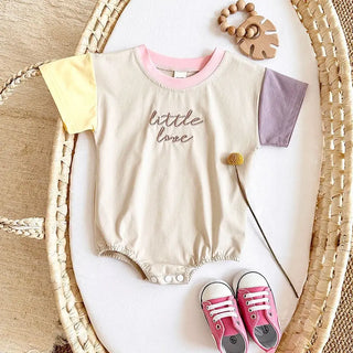 Little Love Color Block T-Shirt Bodysuit - RYAN AND REMI