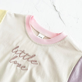Little Love Color Block T-Shirt Bodysuit - RYAN AND REMI