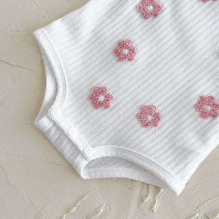Breathable Camisole Flower Bodysuit - RYAN AND REMI
