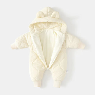 Fleece Bear Hooded Jumpsuit! - RYAN AND REMI