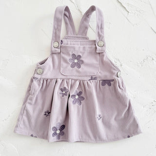 Corduroy Flower Dress - RYAN AND REMI