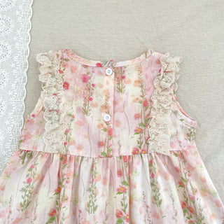 Pink Lace Bow Sister Outfit - RYAN AND REMI