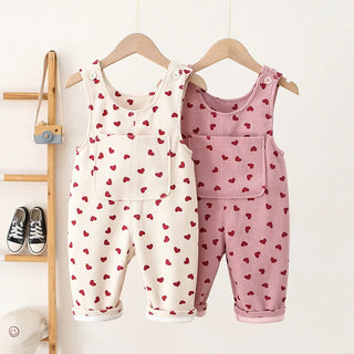Full Heart Print Jumpsuit - RYAN AND REMI