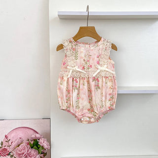 Pink Lace Bow Sister Outfit - RYAN AND REMI