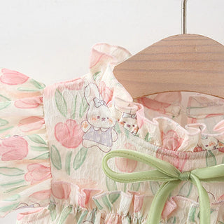 Tulip Flying Sleeve Dress - RYAN AND REMI