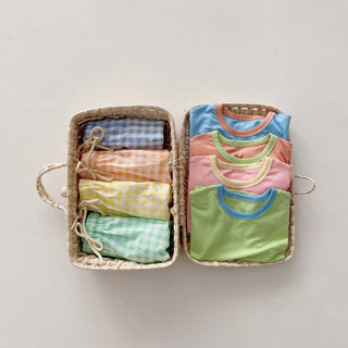 Checkered Playtime Shorts Set - RYAN AND REMI