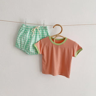 Checkered Playtime Shorts Set - RYAN AND REMI