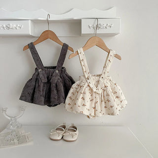 Suspender Romper Dress and Bodysuit - RYAN AND REMI