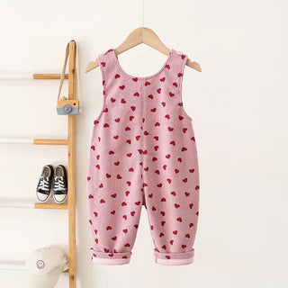 Full Heart Print Jumpsuit - RYAN AND REMI