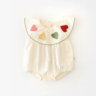 Heart Collar Crawler Romper - RYAN AND REMI