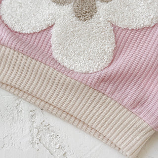 Flower Embroidered Frill Pants Set - RYAN AND REMI